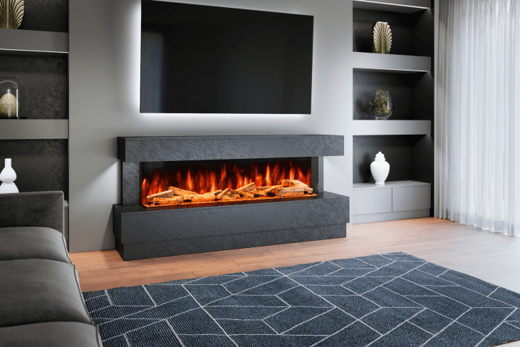 Raphael Electric Fireplace Suite